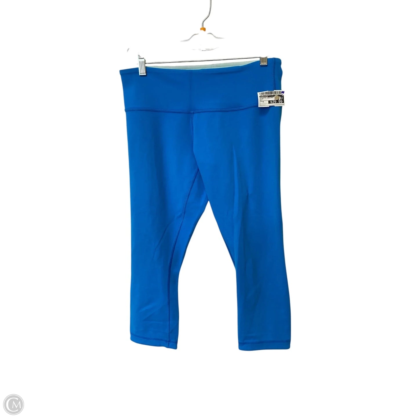 Athletic Leggings By Lululemon In Blue, Size: 8