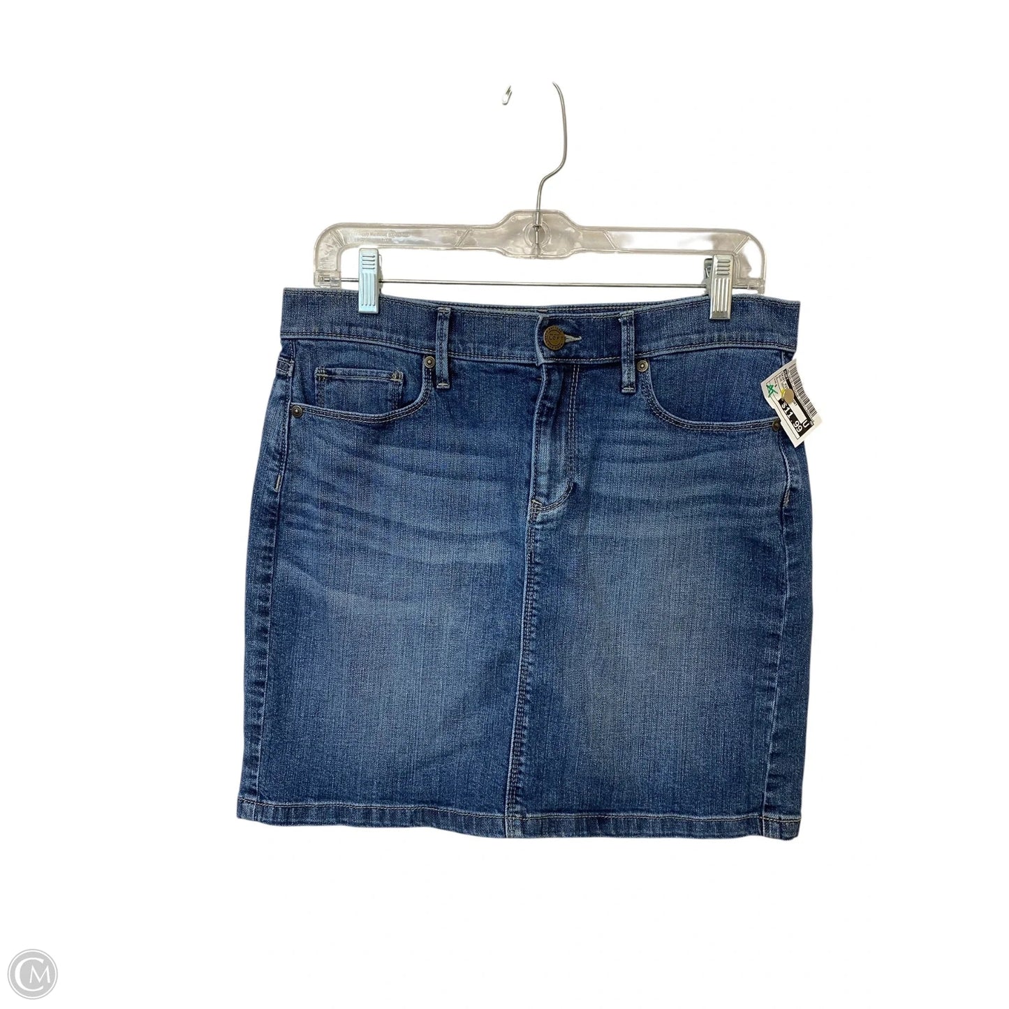Skirt Mini & Short By Loft In Blue Denim, Size: 6