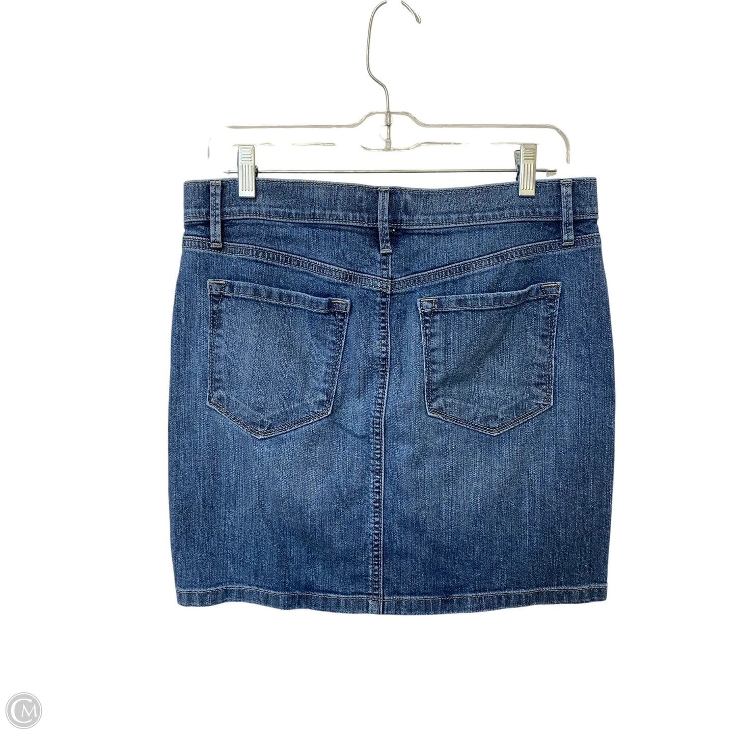 Skirt Mini & Short By Loft In Blue Denim, Size: 6