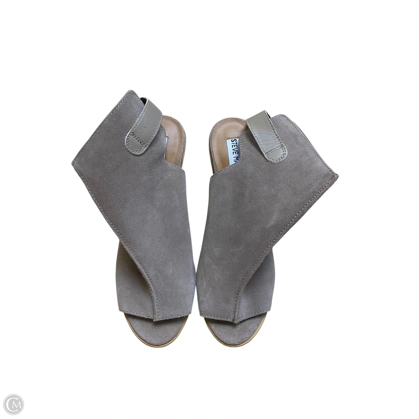Shoes Heels Block By Steve Madden In Grey, Size: 8.5