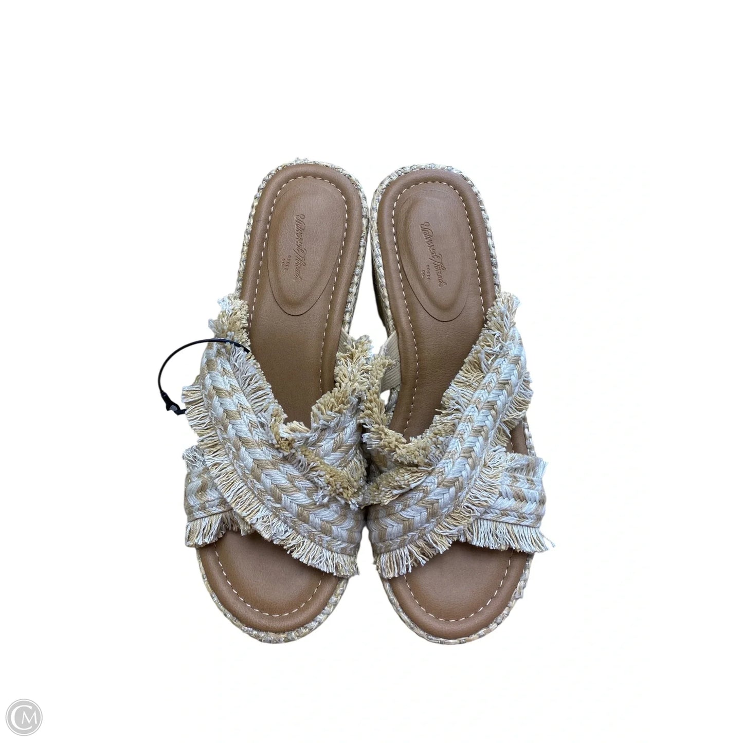 Shoes Heels Platform By Universal Thread In Tan, Size: 10