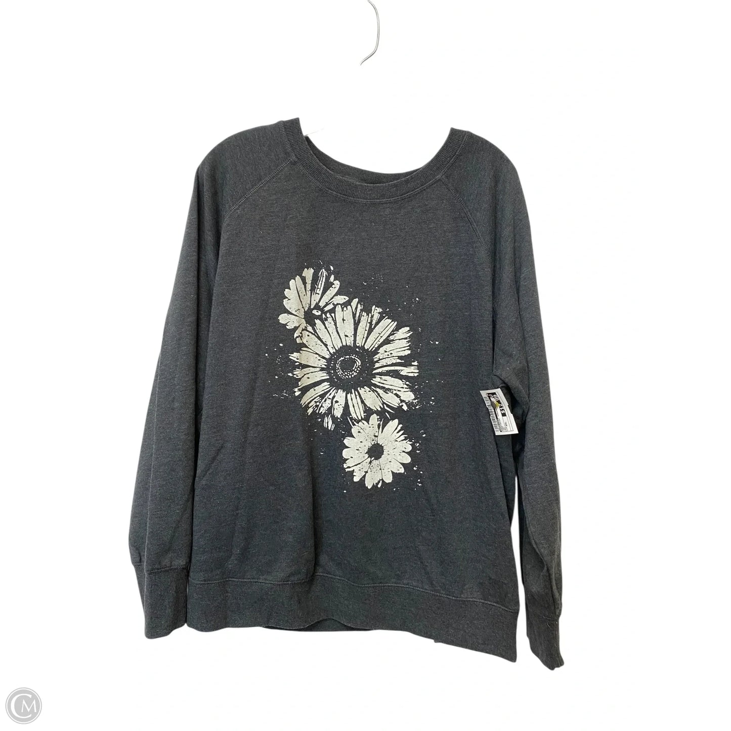 Sweatshirt Crewneck By Maurices In Grey, Size: Xxl