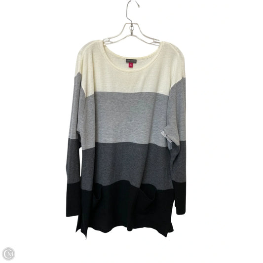 Sweater By Vince Camuto In Striped Pattern, Size: Xxl