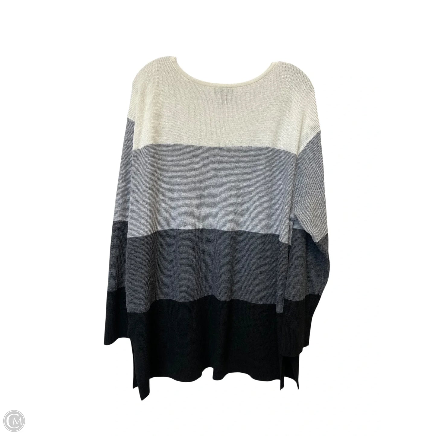 Sweater By Vince Camuto In Striped Pattern, Size: Xxl
