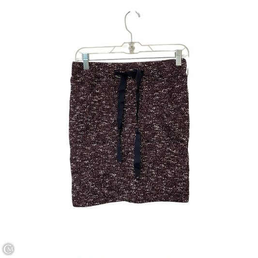 Skirt Mini & Short By Loft In Purple, Size: Xxsp