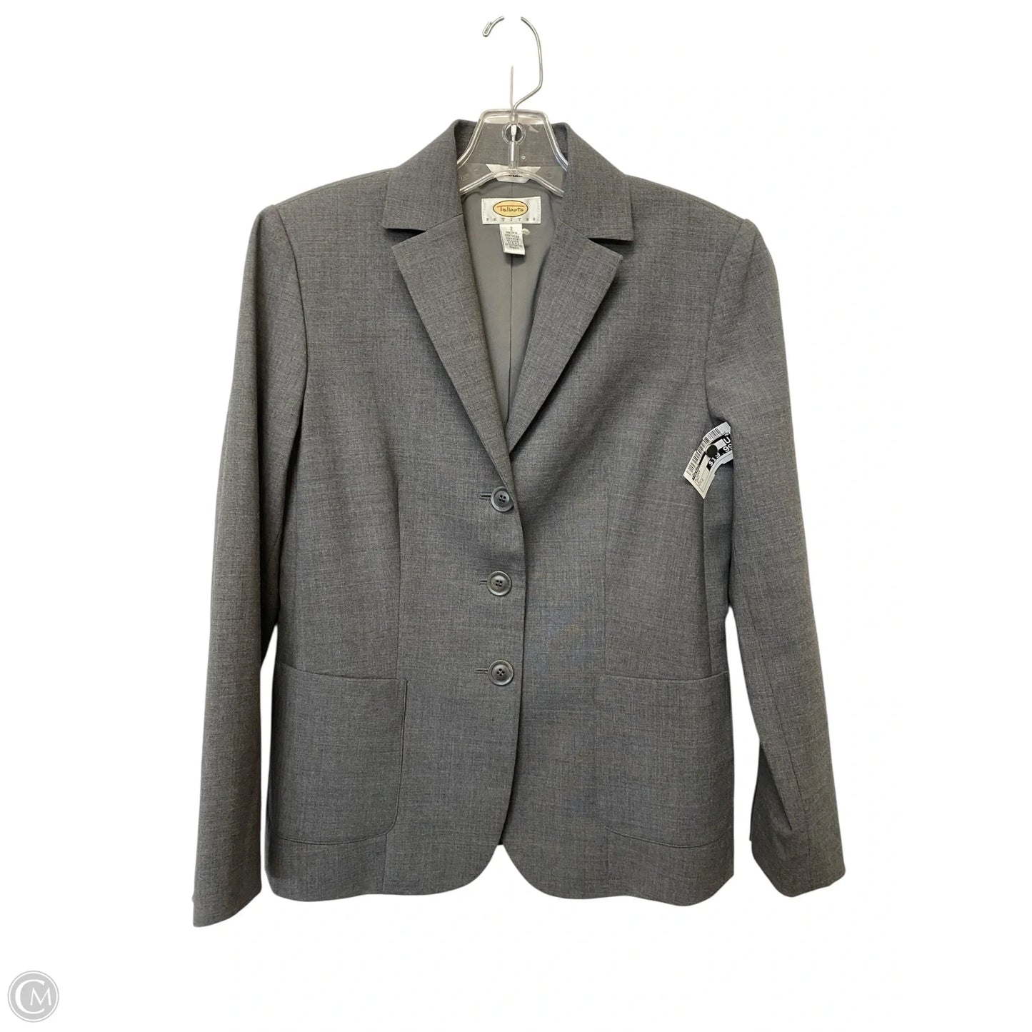 Blazer By Talbots In Grey, Size: 2