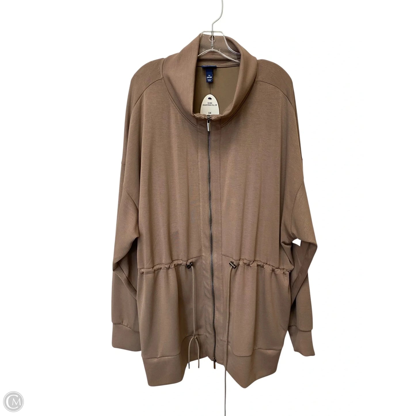 Jacket Fleece By Scoop In Bronze, Size: 3x