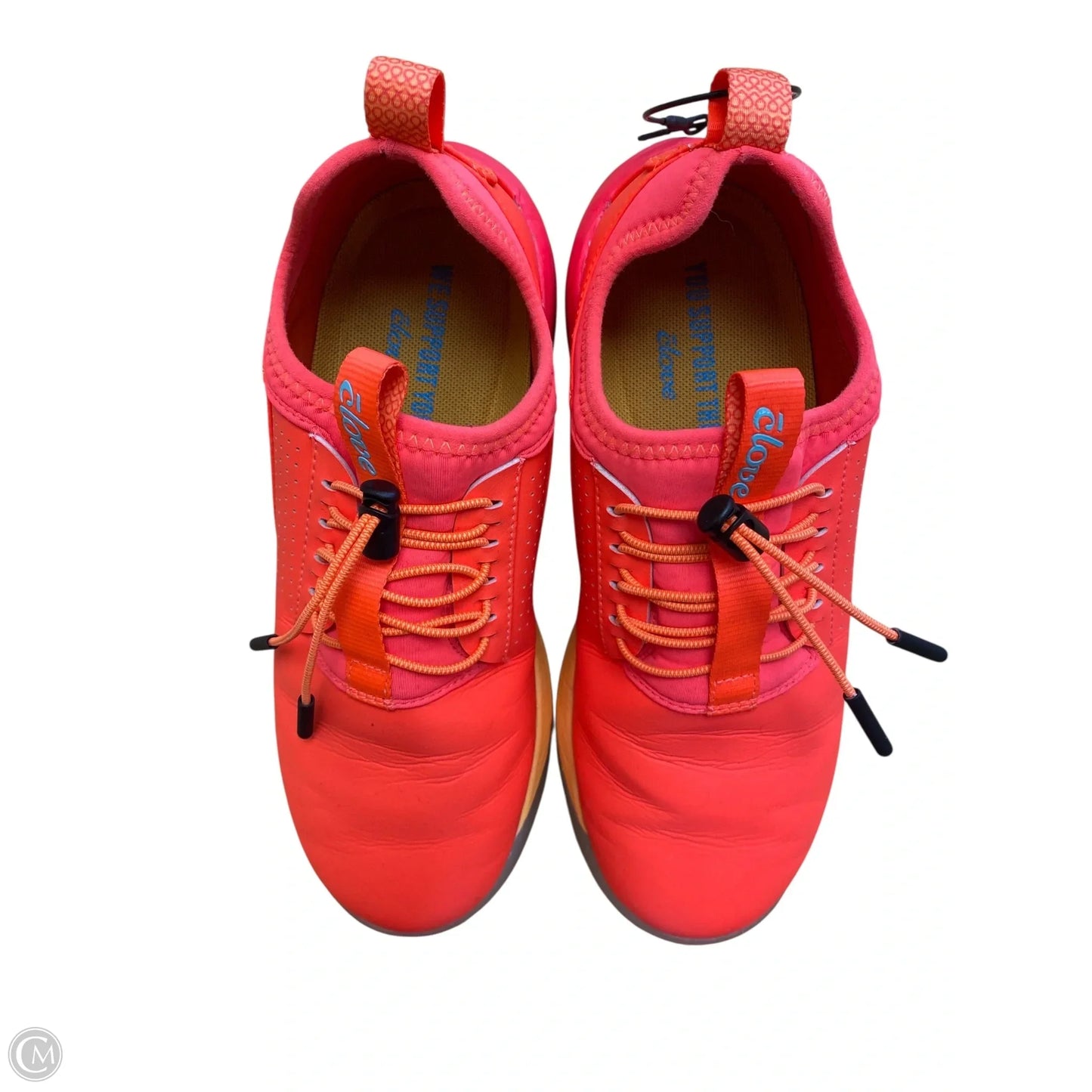 Shoes Athletic By Clothes Mentor In Orange, Size: 7