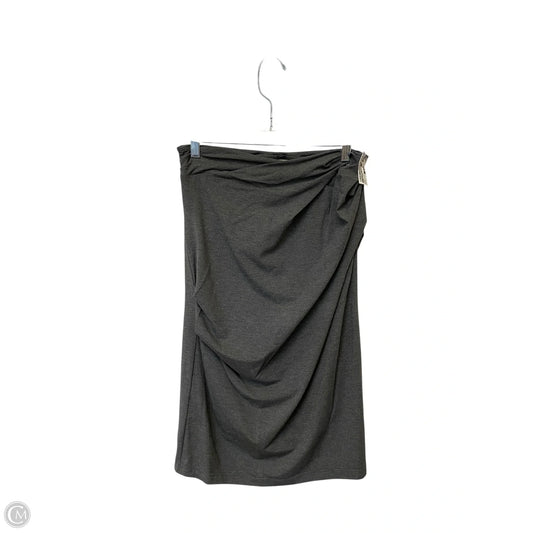 Skirt Midi By Clothes Mentor In Grey, Size: L