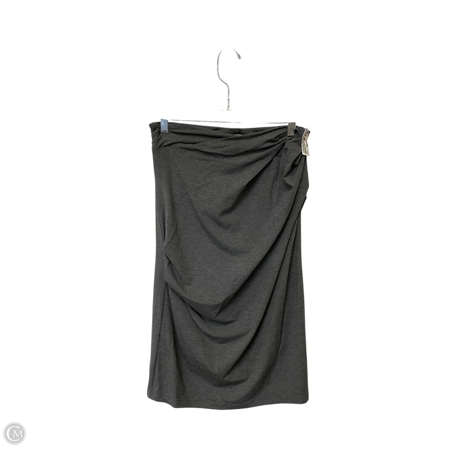 Skirt Midi By Clothes Mentor In Grey, Size: L