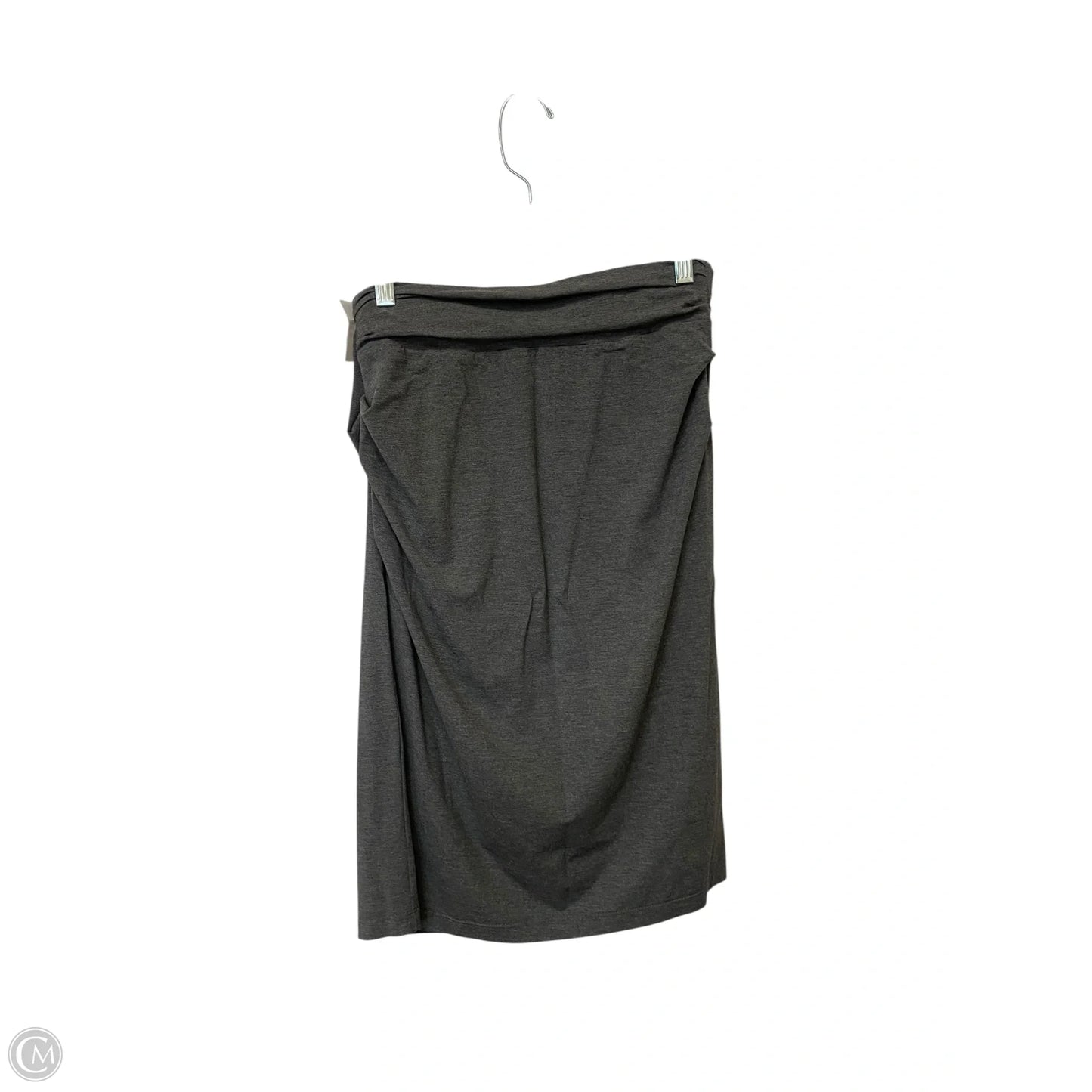 Skirt Midi By Clothes Mentor In Grey, Size: L