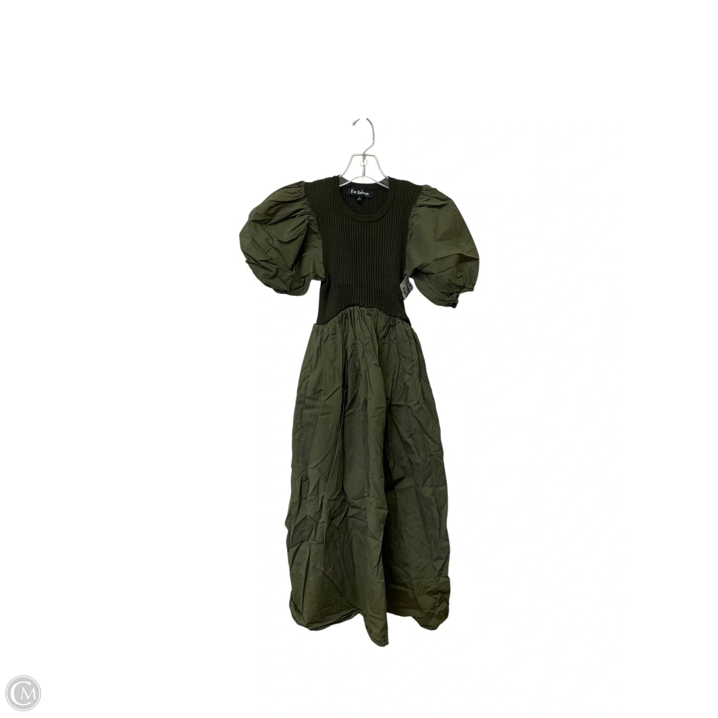Dress Casual Maxi By En Saison In Green, Size: S