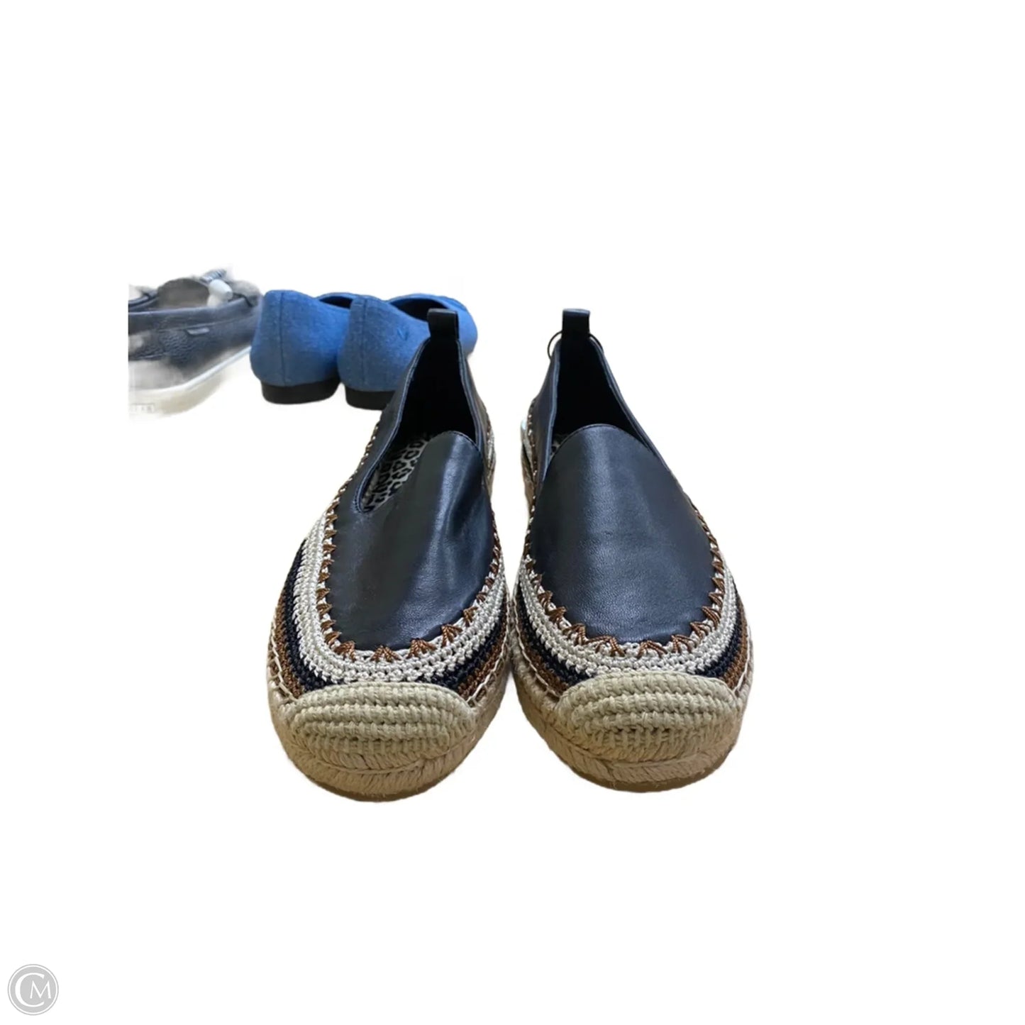 Shoes Flats By Chicos In Black, Size: 8