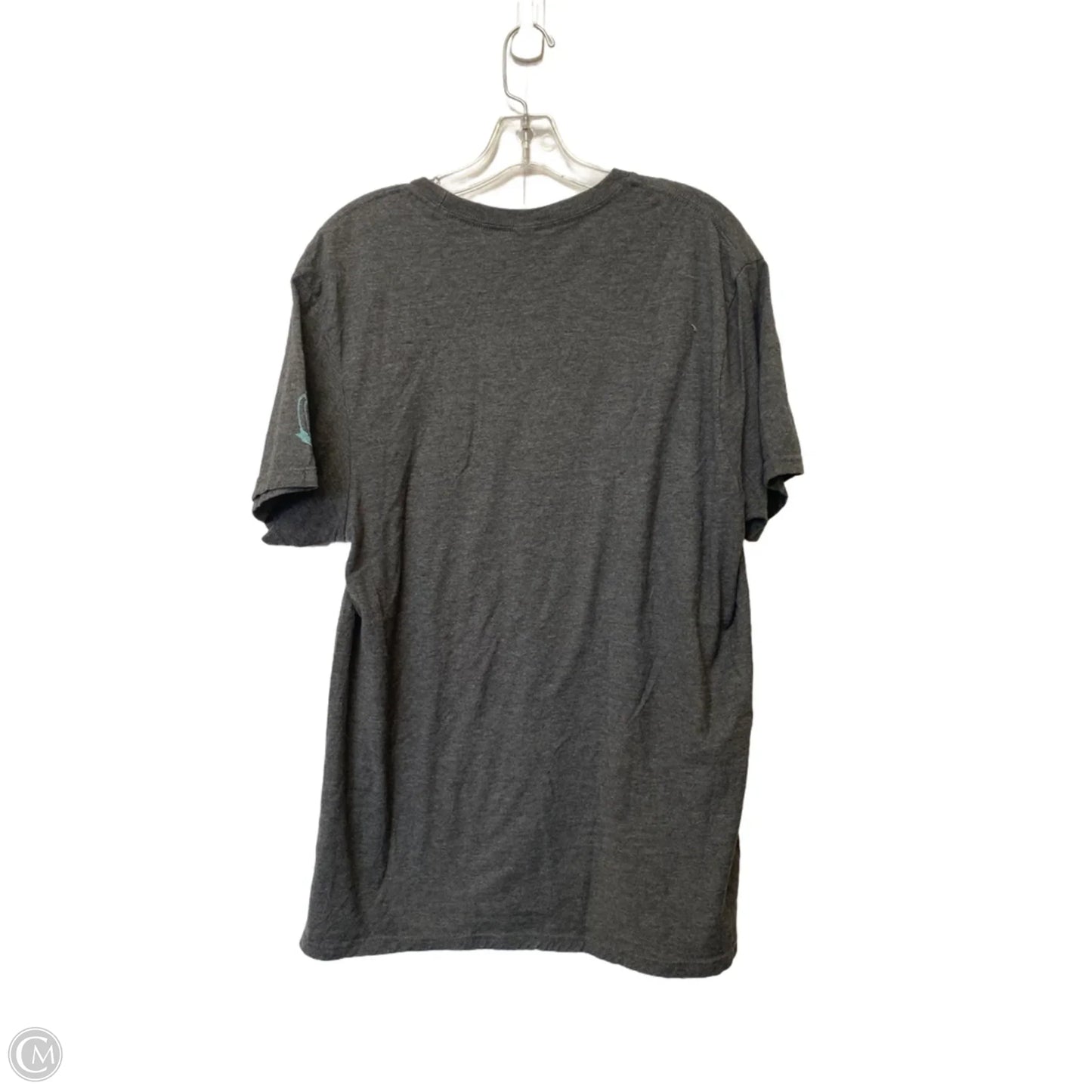 Top Short Sleeve Basic By Cme In Grey, Size: Xl