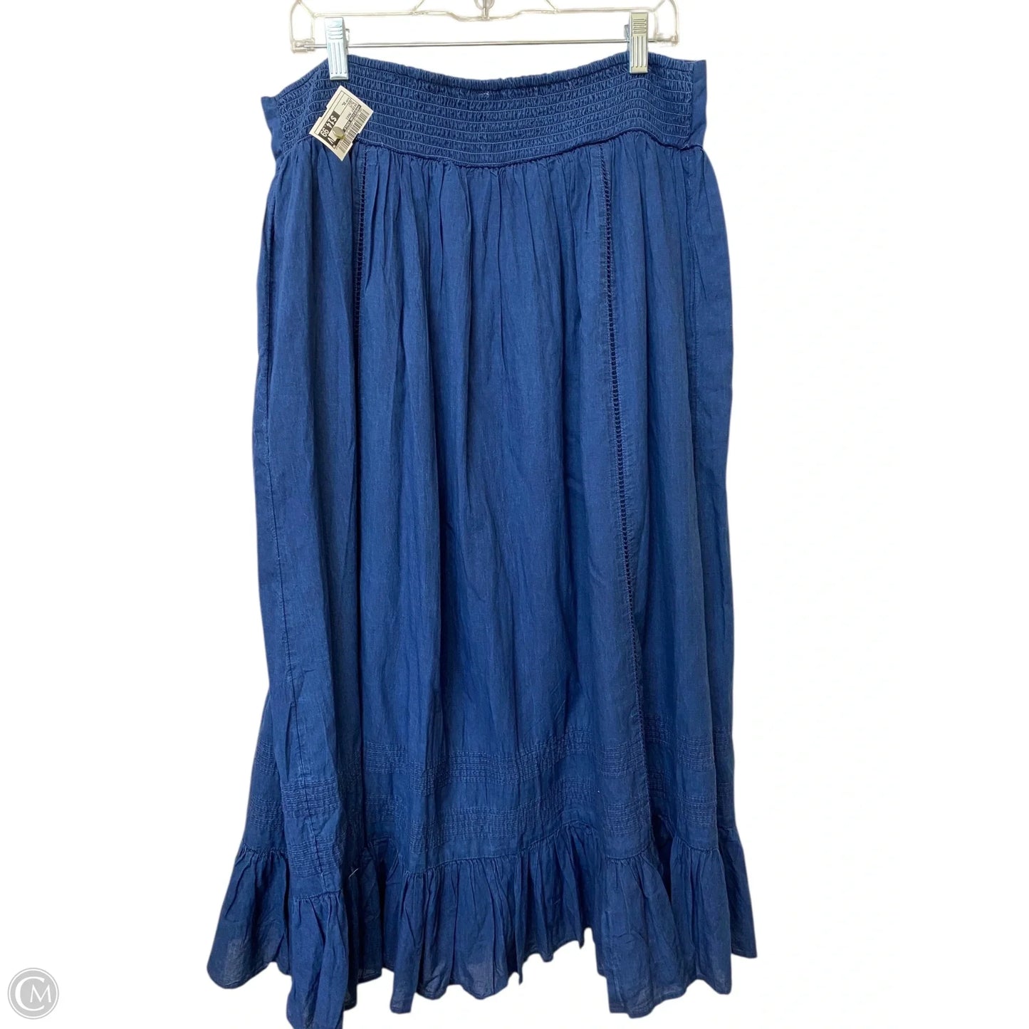Skirt Maxi By American Eagle In Blue, Size: Xl