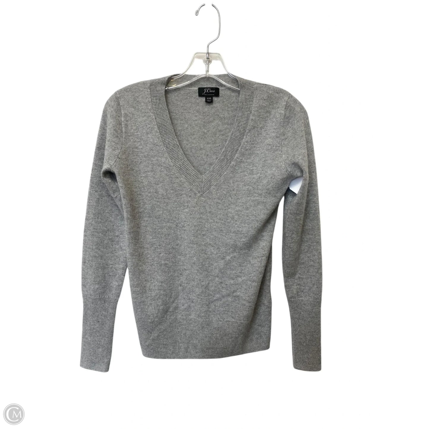 Sweater Cashmere By J. Crew In Grey, Size: Xxs