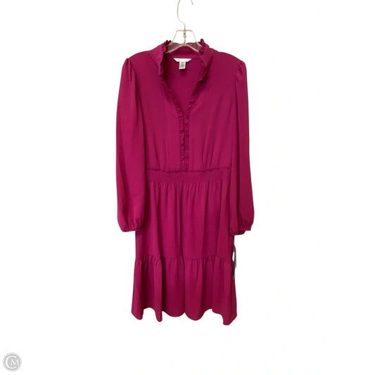 Dress Casual Midi By London Times In Pink, Size: 10