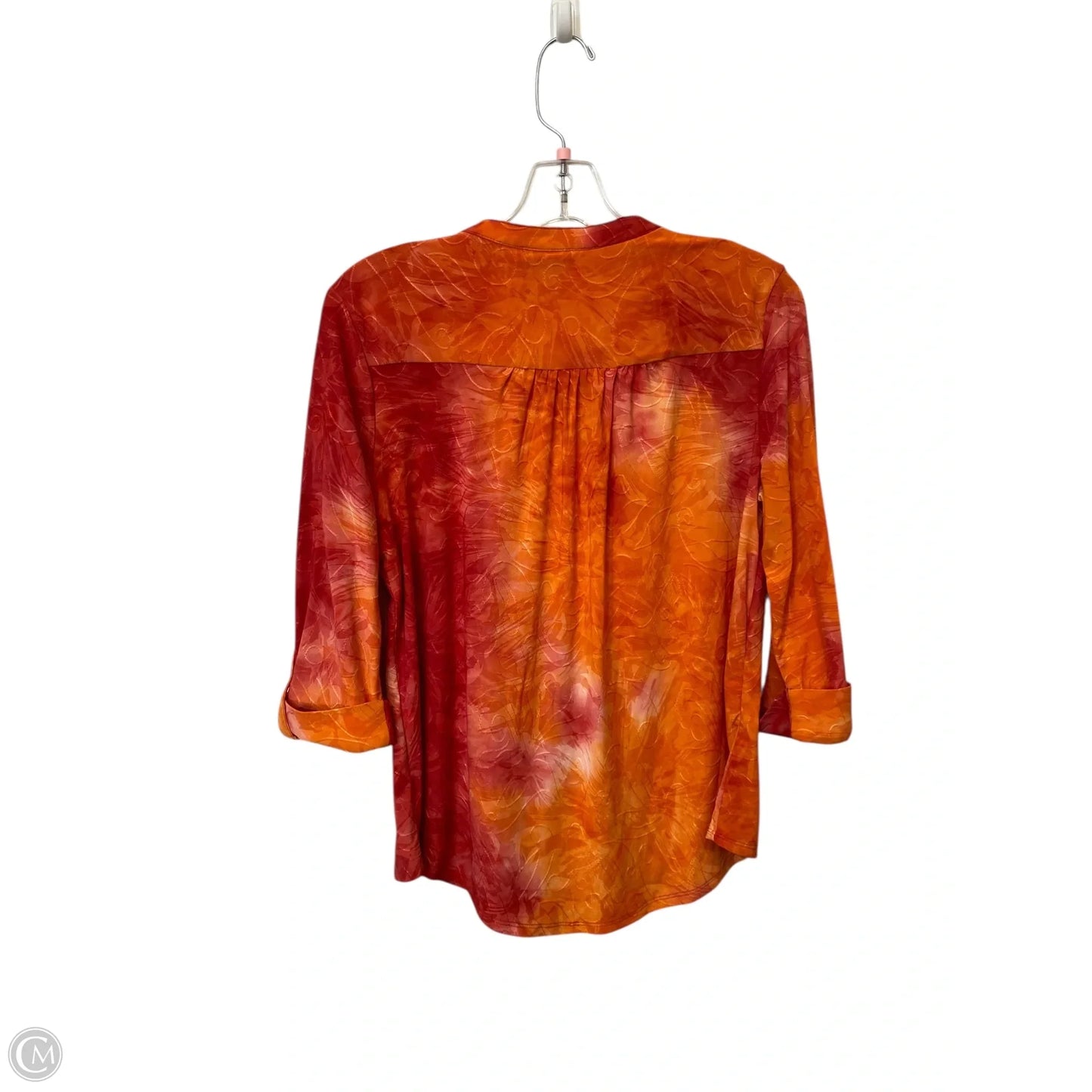 Top Long Sleeve By New Directions In Orange, Size: Mp