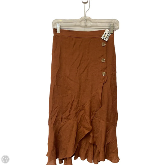 Skirt Maxi By Cme In Brown, Size: Xs