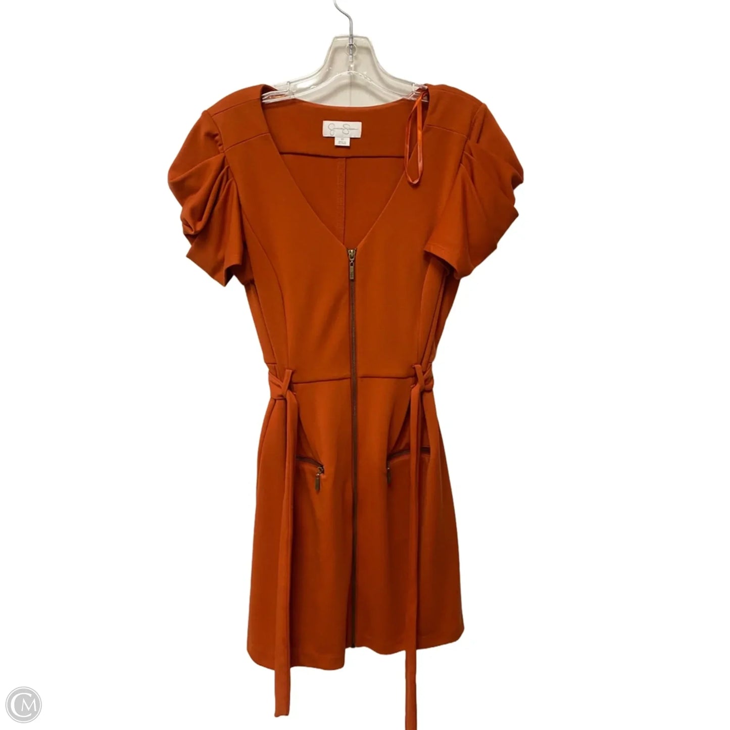 Dress Casual Midi By Jessica Simpson In Orange, Size: 12