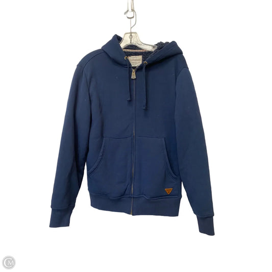 Jacket Faux Fur & Sherpa By Weatherproof In Blue, Size: S