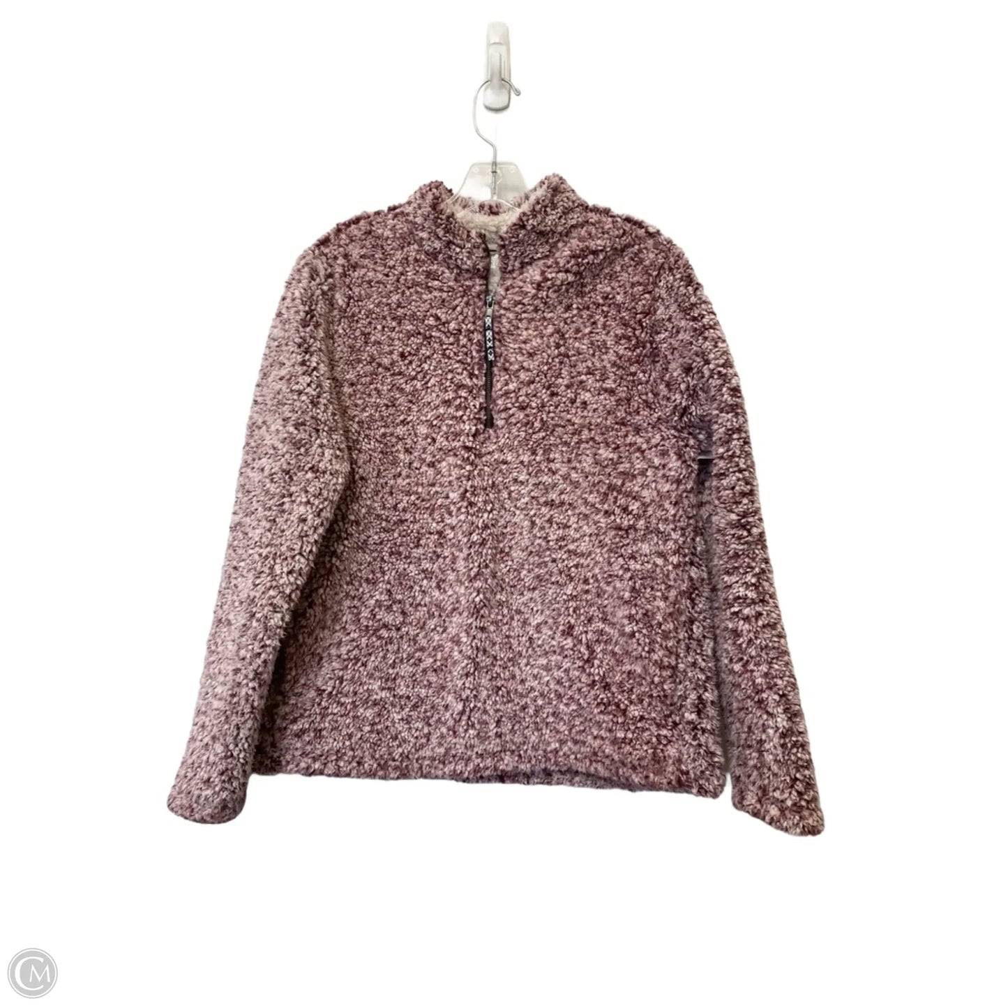 Jacket Faux Fur & Sherpa By Time And Tru In Paisley Print, Size: M