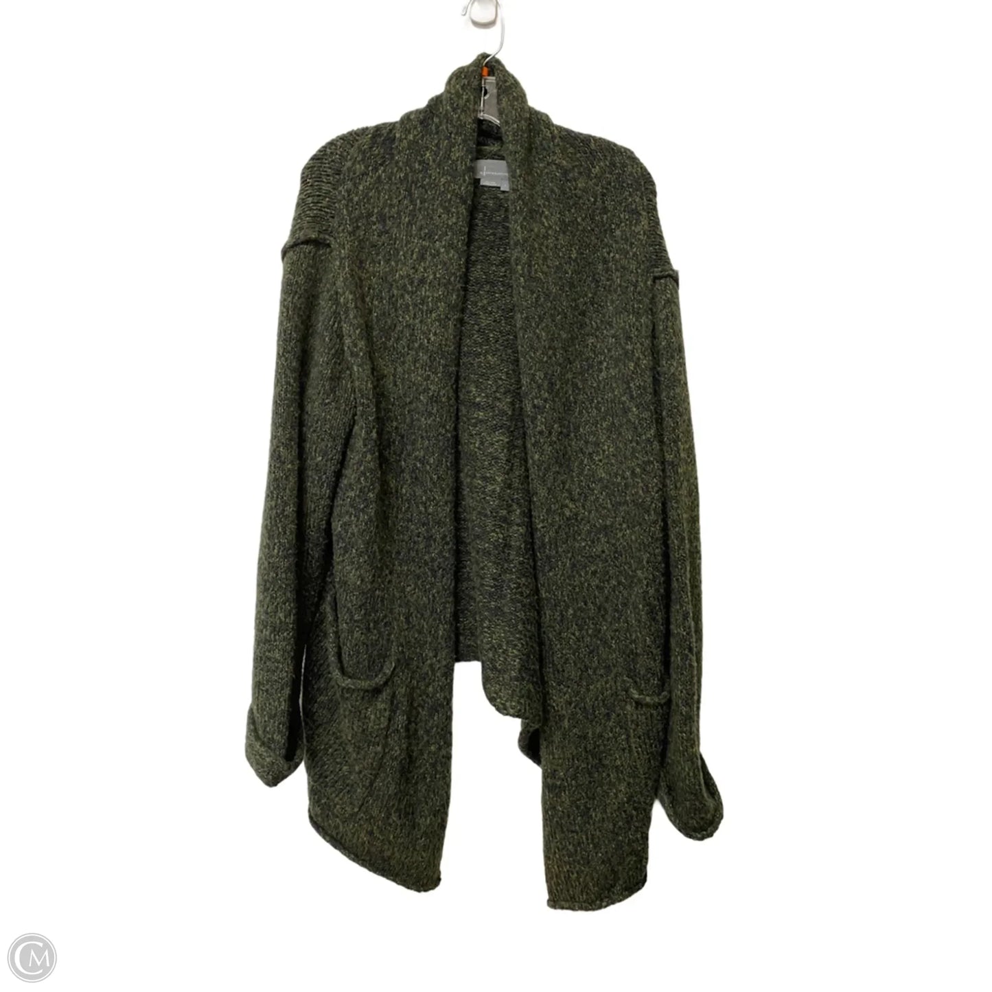 Sweater Cardigan By Anthropologie In Green, Size: L