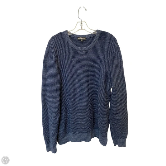 Sweater By Express In Blue, Size: Xl