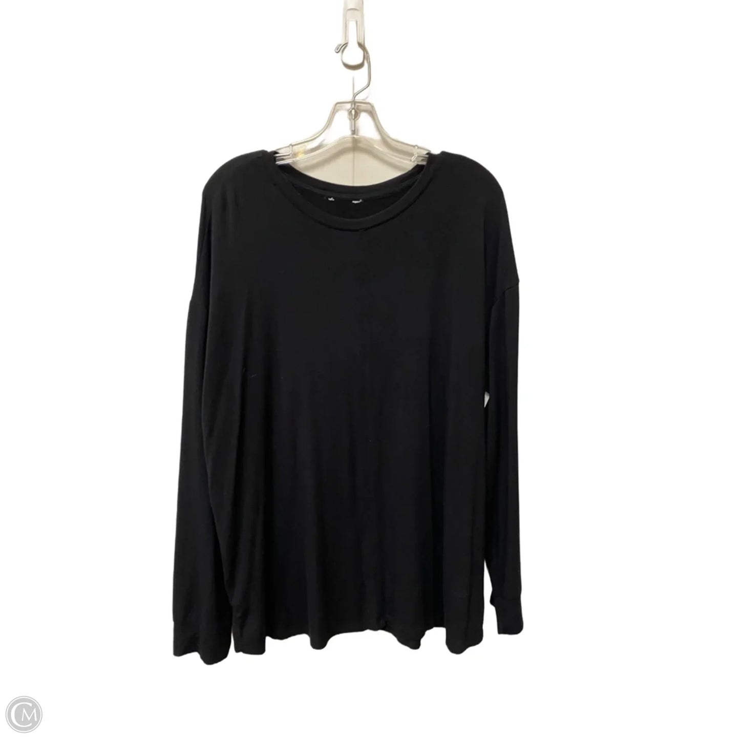 Top Long Sleeve Basic By Cme In Black, Size: 3x