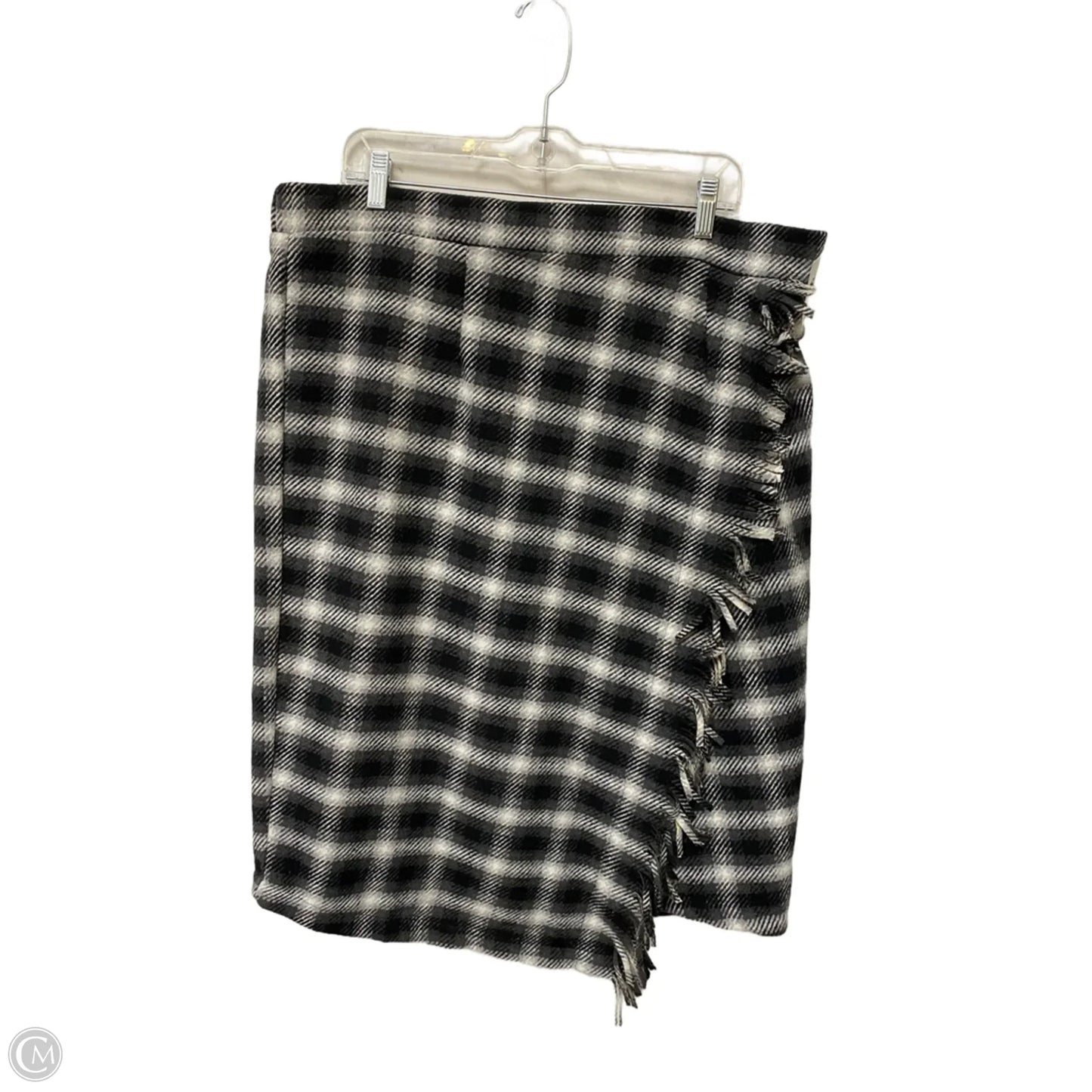 Skirt Midi By Time And Tru In Plaid Pattern, Size: Xl