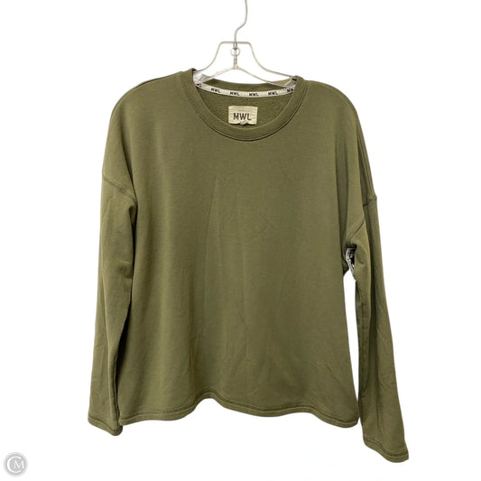 Top Long Sleeve Basic By Madewell In Green, Size: S