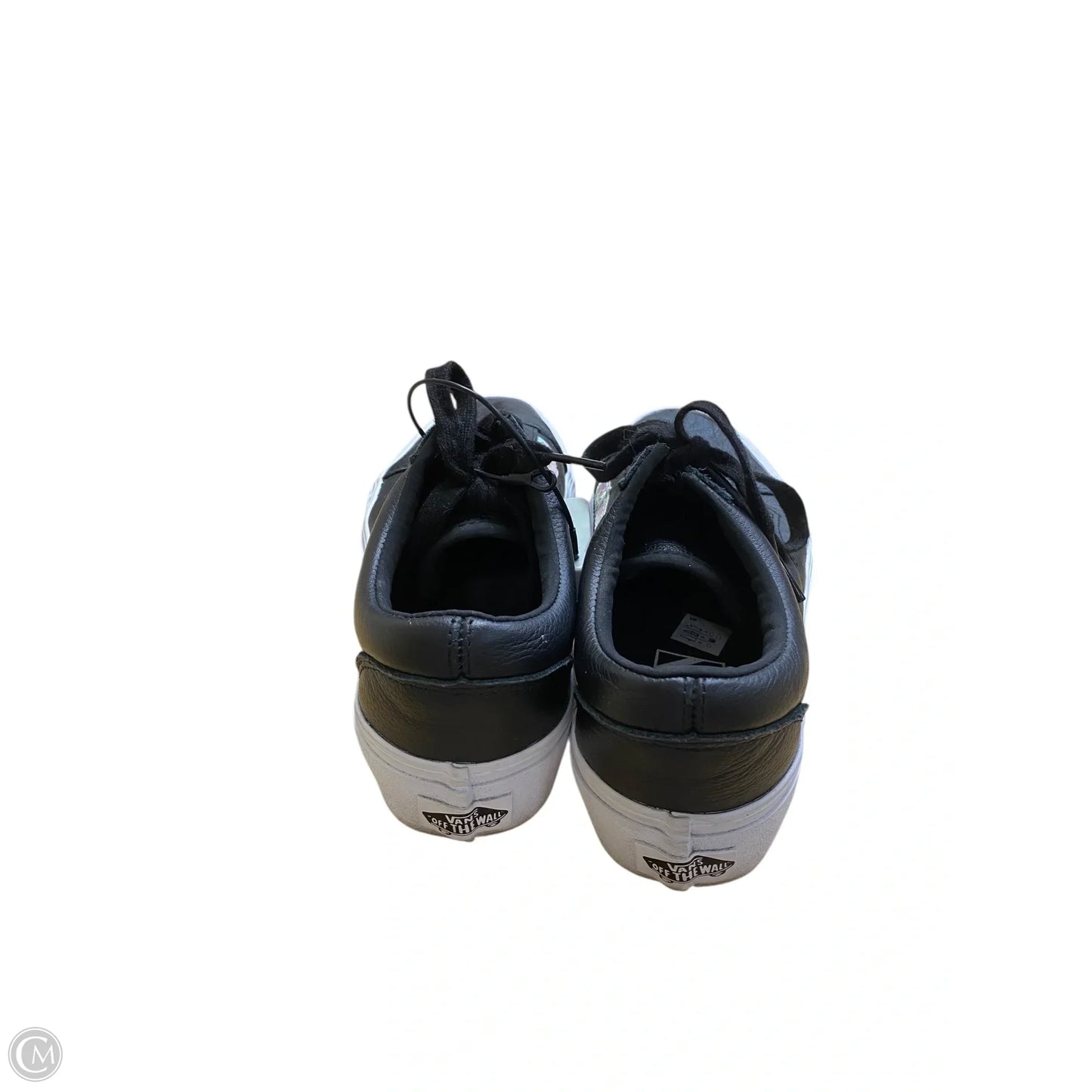 Shoes Flats By Vans In Black, Size: 8