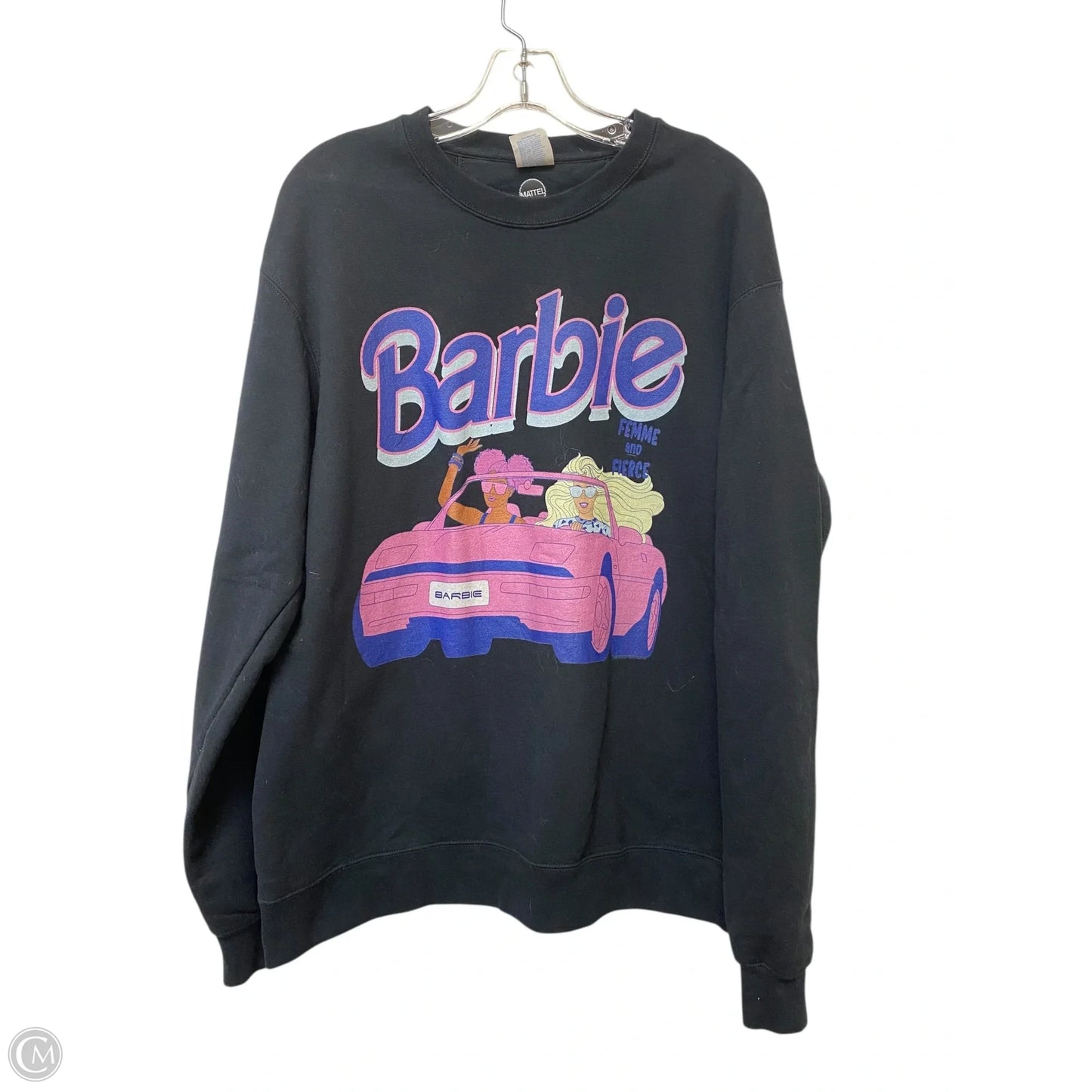 Sweatshirt Crewneck By Port & Company In Black, Size: L