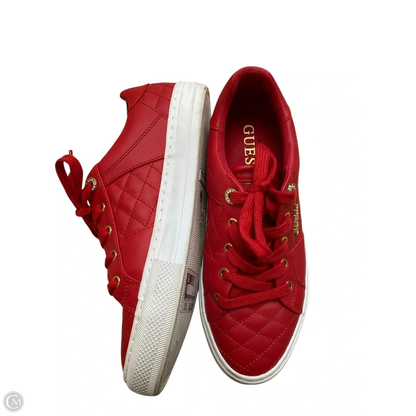 Shoes Flats By Guess In Red, Size: 8