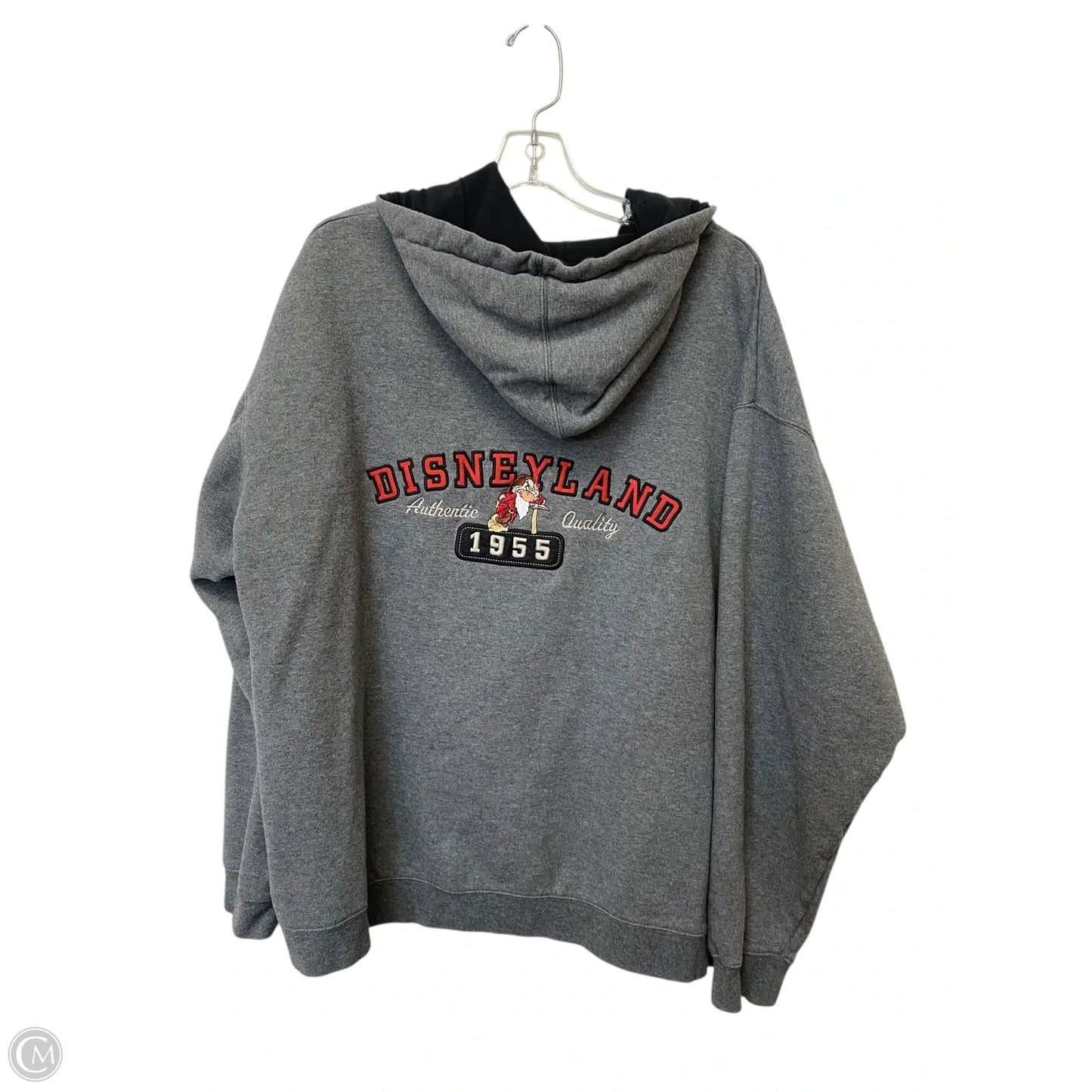 Jacket Fleece By Disney Store In Grey, Size: Xl