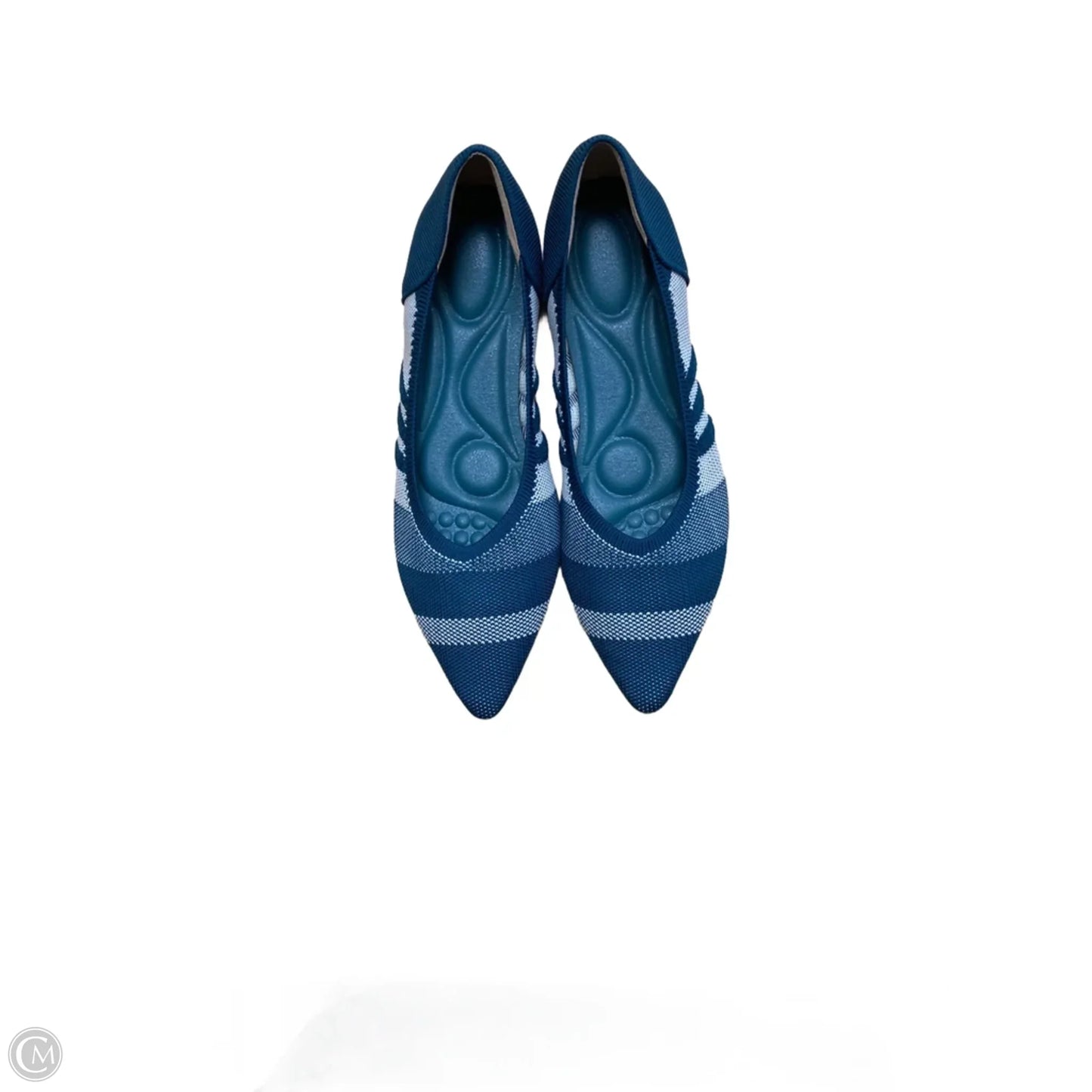 Shoes Flats By Cmf In Blue, Size: 9