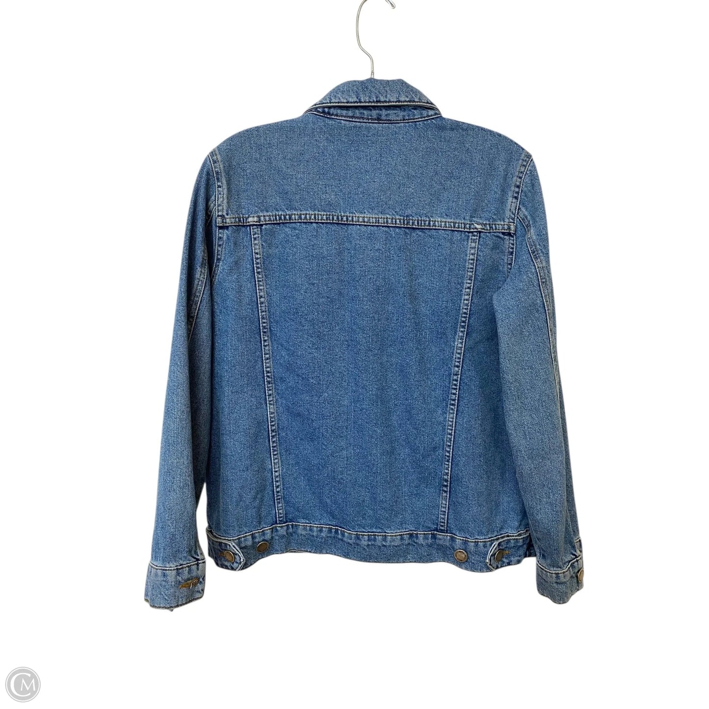 Jacket Denim By Clothes Mentor In Blue, Size: 8