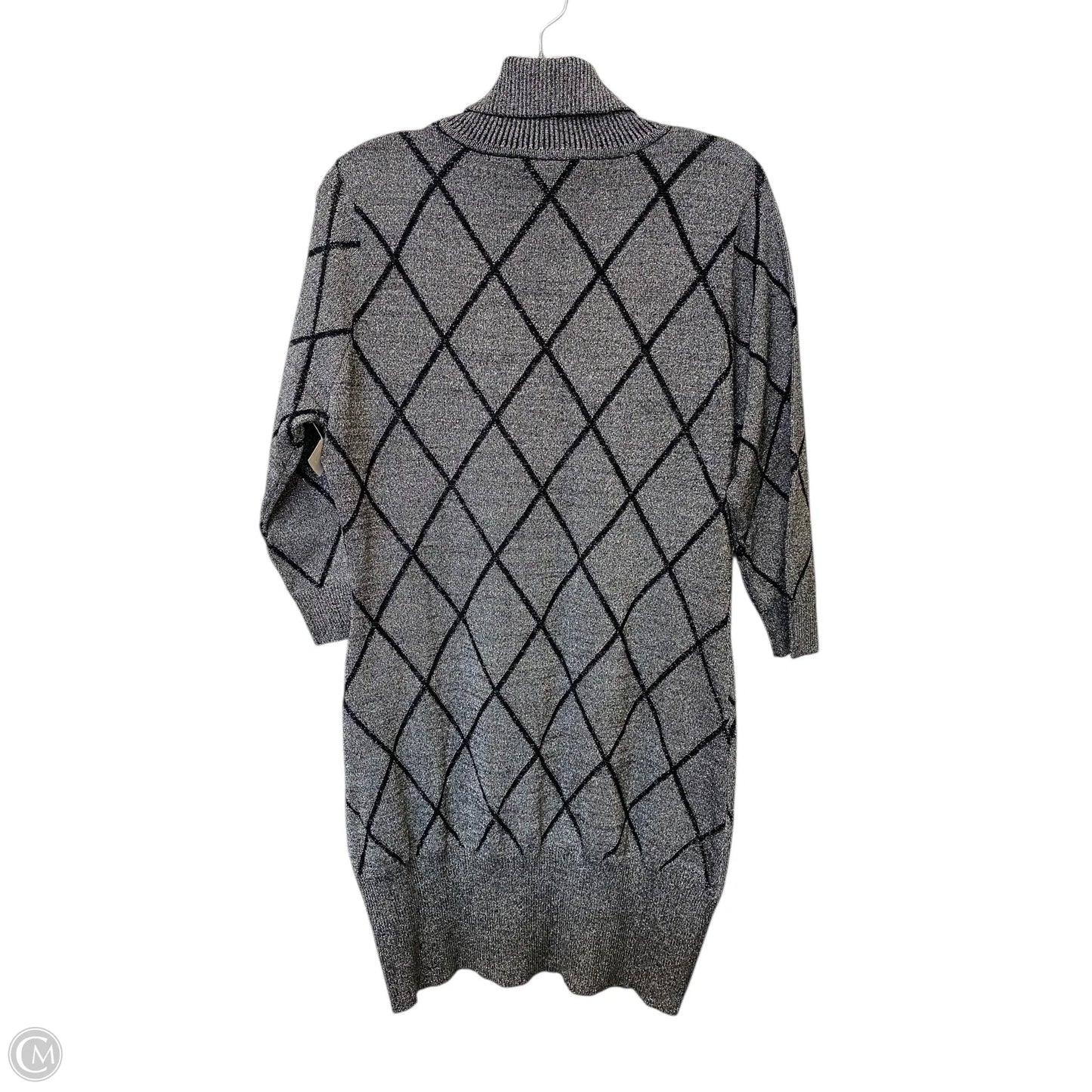 Dress Party Midi By Venus In Silver, Size: Xl