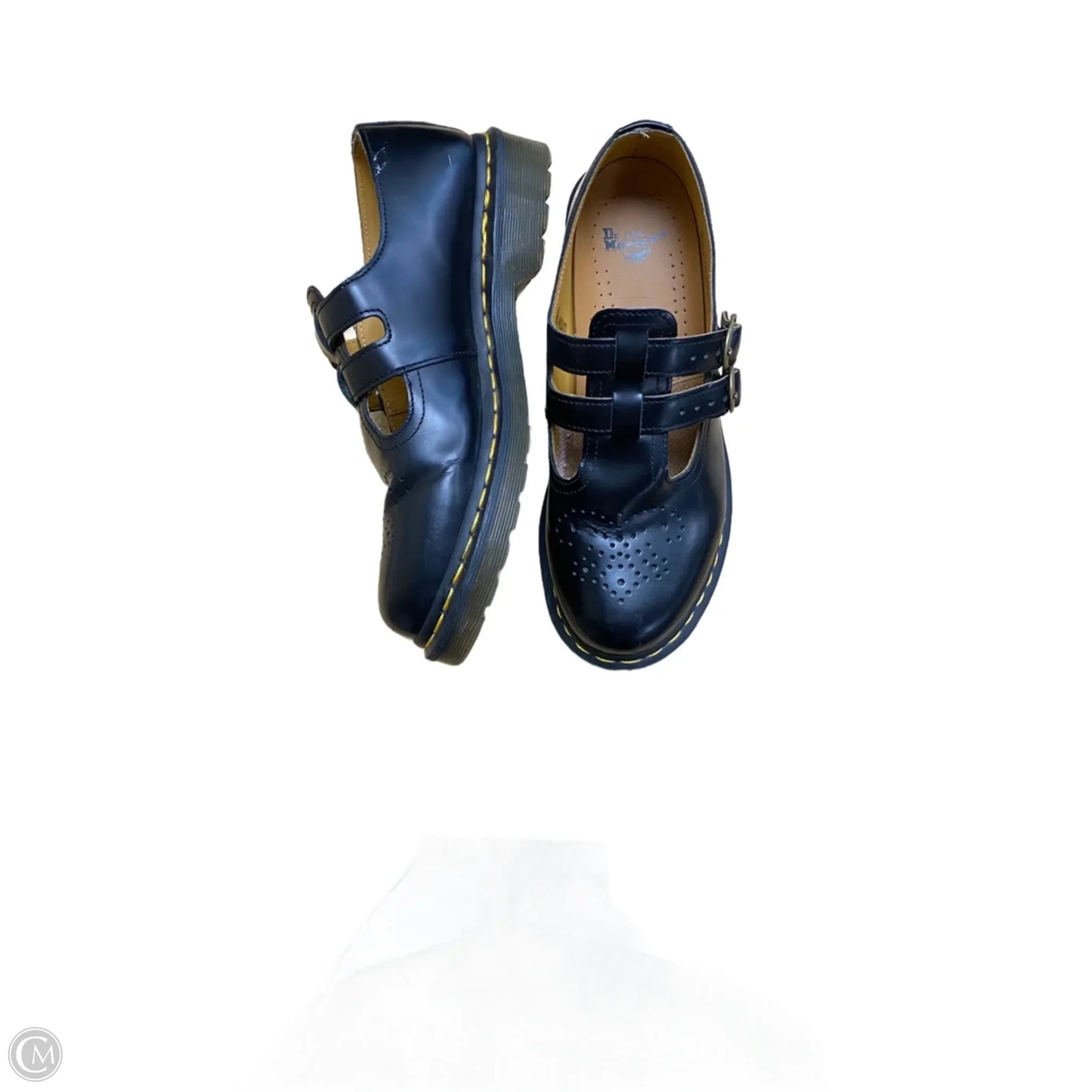 Shoes Flats By Dr Martens In Black, Size: 9