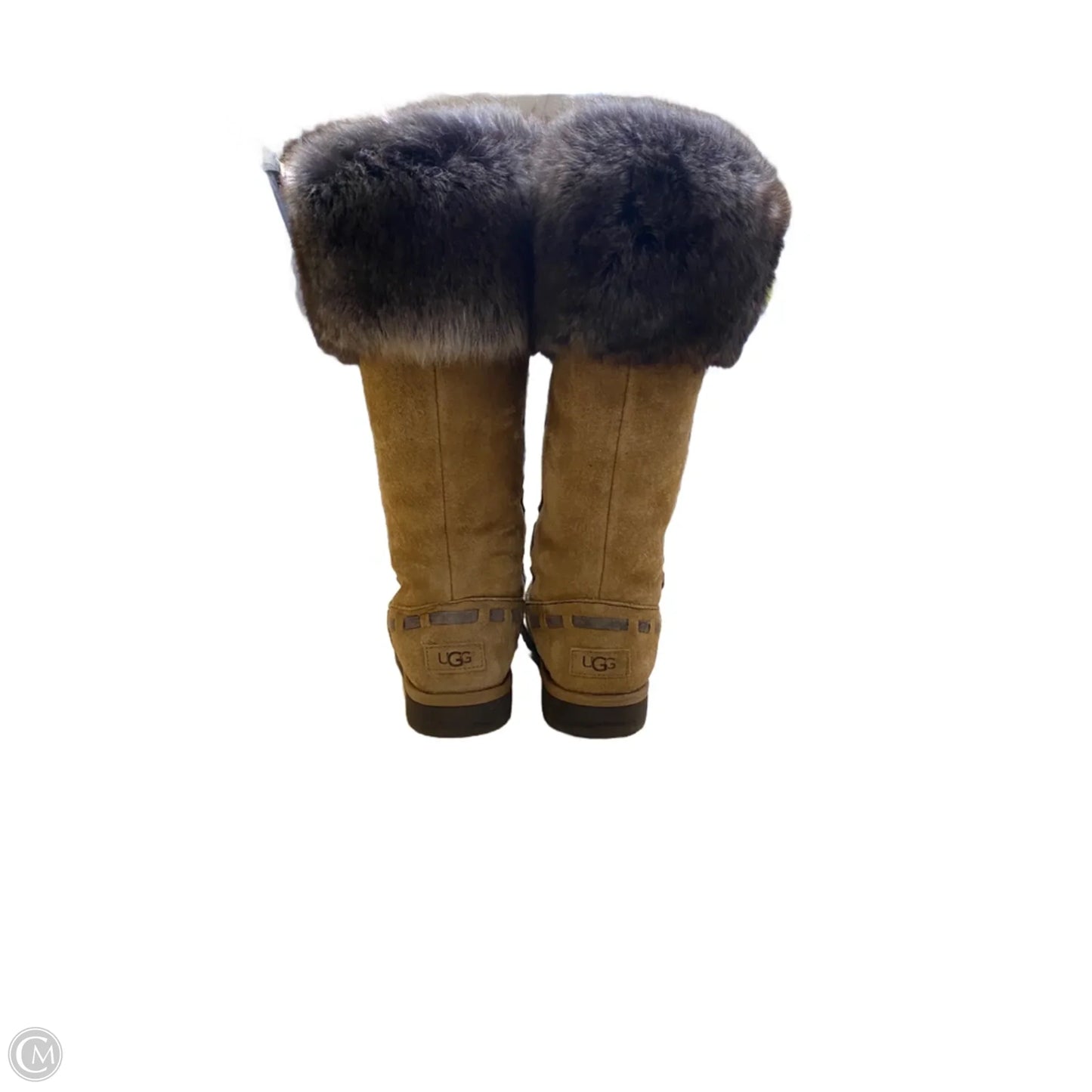 Boots Designer By Ugg In Brown, Size: 7