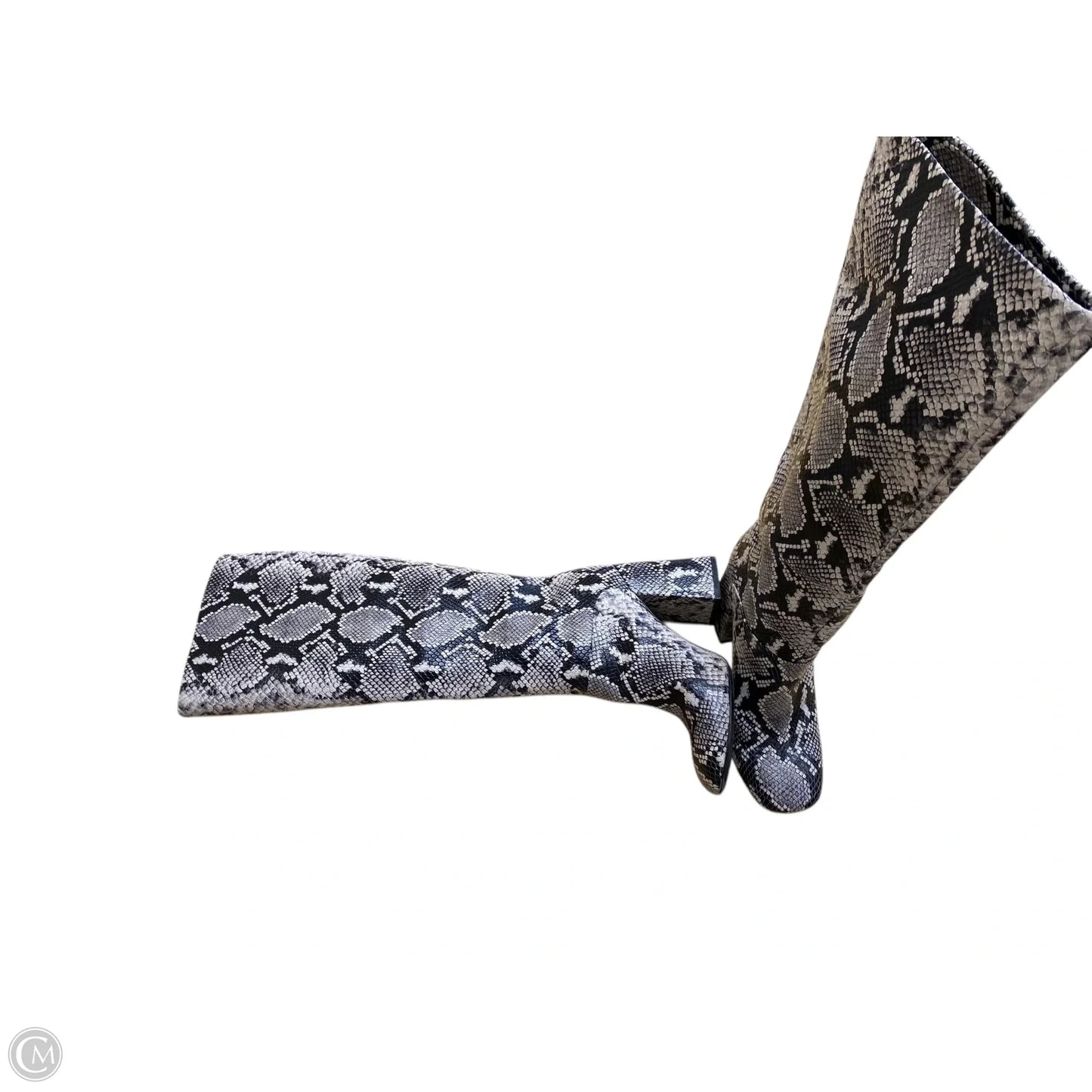 Boots Designer By Alice + Olivia In Snakeskin Print, Size: 8.5