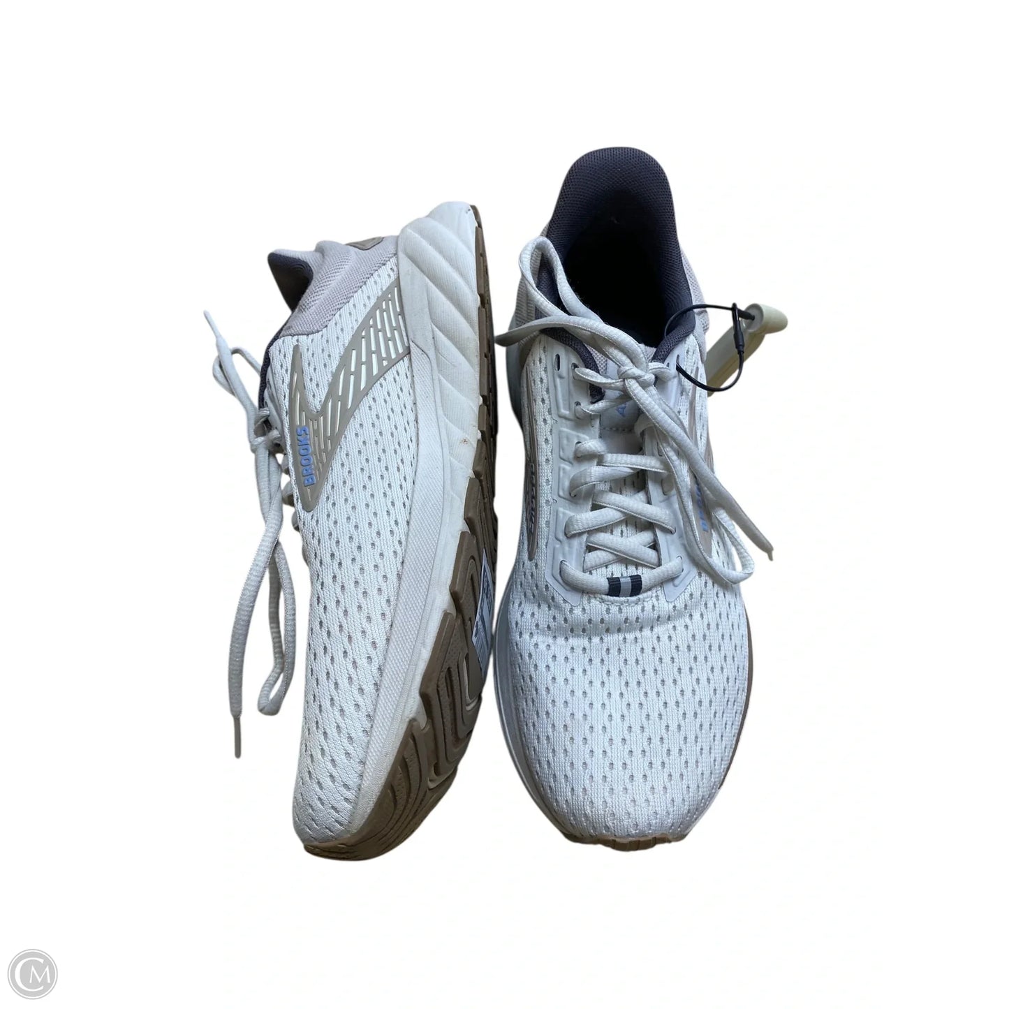 Shoes Athletic By Brooks In White, Size: 7.5
