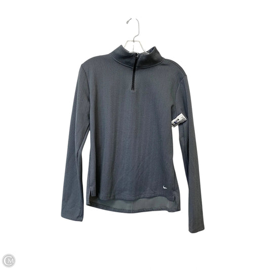Athletic Jacket By Nike Apparel In Grey, Size: M