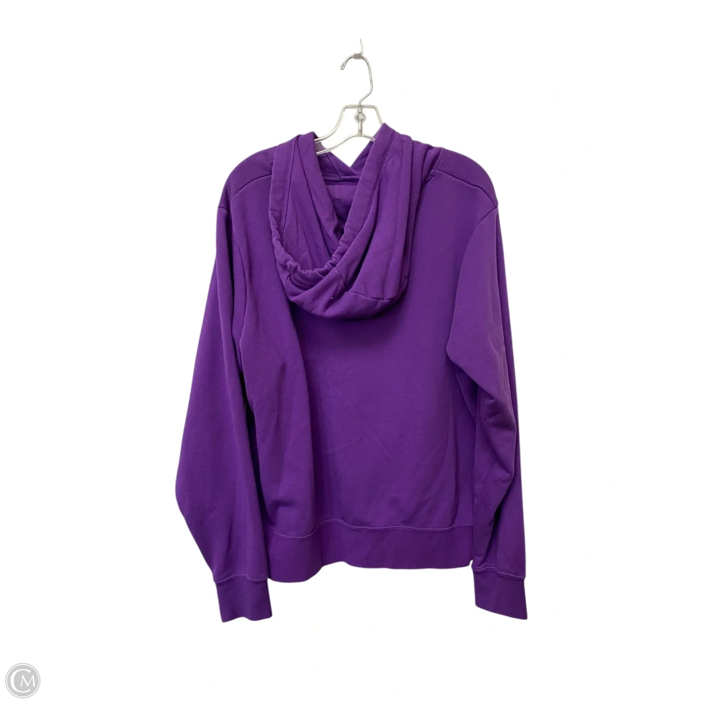 Sweatshirt Hoodie By Nike Apparel In Purple, Size: Xl