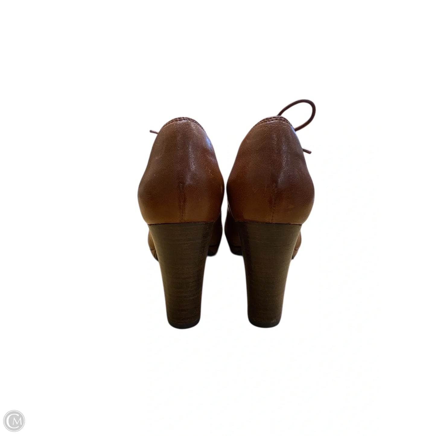 Shoes Heels Block By Clarks In Brown, Size: 10