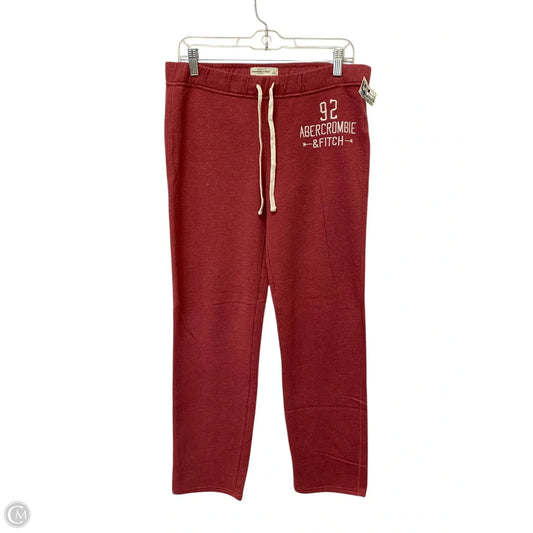 Pants Lounge By Abercrombie And Fitch In Red, Size: L