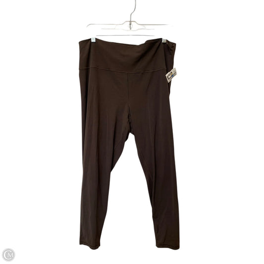 Athletic Leggings By Old Navy In Brown, Size: Xxl