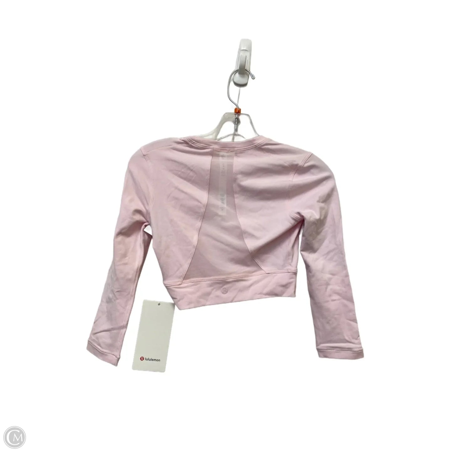 Athletic Top Long Sleeve Crewneck By Lululemon In Pink, Size: 2