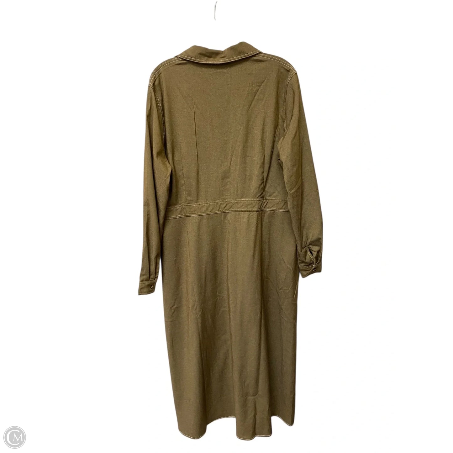 Dress Casual Maxi By Anne Klein In Brown, Size: Xl