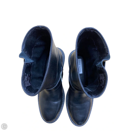 Boots Ankle Flats By Steve Madden In Black, Size: 9